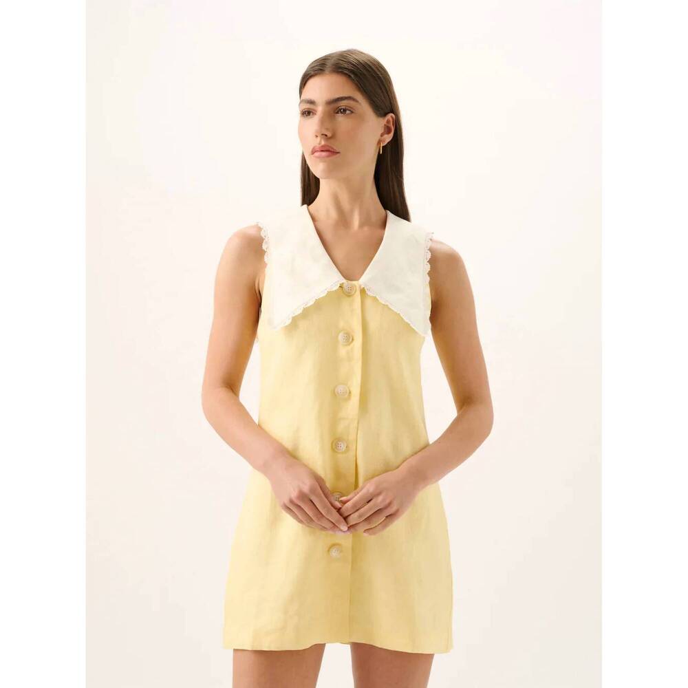 NEW ROAME valentina mini dress in yellow